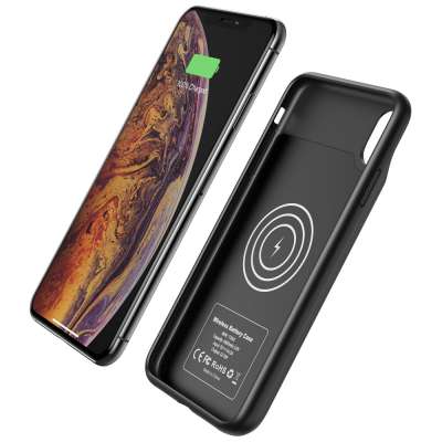 2 in 1 Magnetic Cell Phone Battery Charger 4500Mah Wireless Power Bank Charging Case for Phone XS Max 11Pro Max