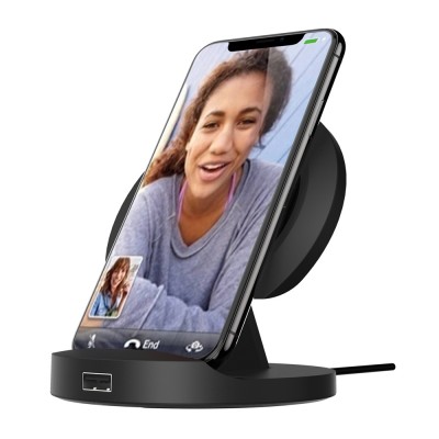 Qi Wireless Fast Charging Stand with 10W, 7.5W & 5W Output Levels Compatible with qi-enabled smart phone 2020